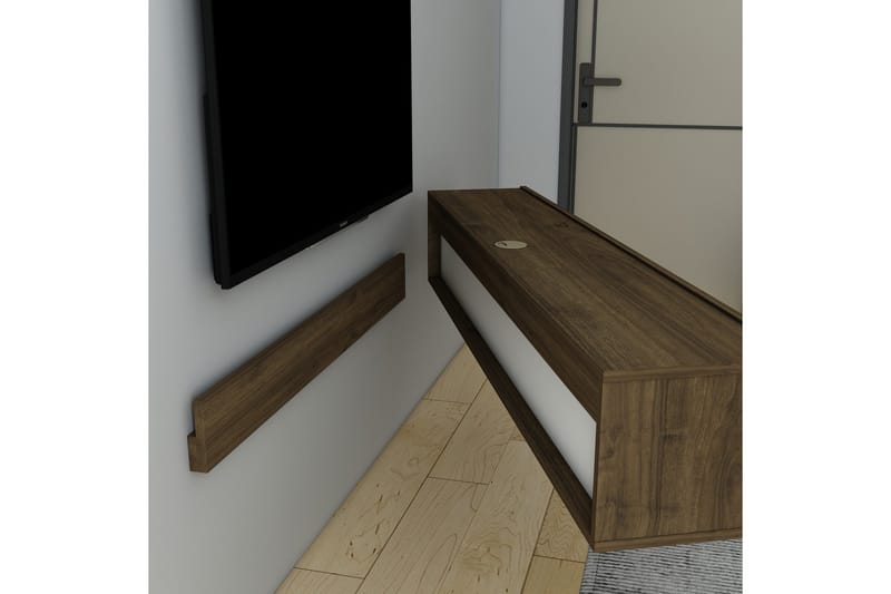 Hopper Tv-bänk 160 cm - Valnöt - Möbler - Vardagsrum - Tv-möbler & mediamöbler - Tv-bänkar