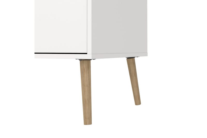 Hostafranc Tv-bänk 196 cm - Vit/Natur - Möbler - Vardagsrum - Tv-möbler & mediamöbler - Tv-bänkar