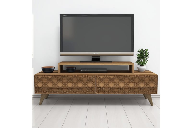 Hovdane TV-Bänk 140 cm - Brun - Möbler - Vardagsrum - Tv-möbler & mediamöbler - Tv-bänkar