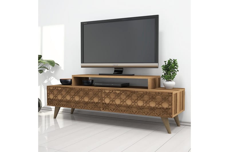 Hovdane TV-Bänk 140 cm - Brun - Möbler - Vardagsrum - Tv-möbler & mediamöbler - Tv-bänkar