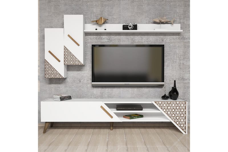 Hovdane TV-Möbelset 180 cm - Vit - Möbler - Vardagsrum - Tv-möbler & mediamöbler - Tv-möbelset