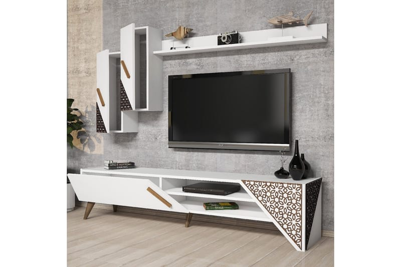 Hovdane TV-Möbelset 180 cm - Vit - Möbler - Vardagsrum - Tv-möbler & mediamöbler - Tv-möbelset