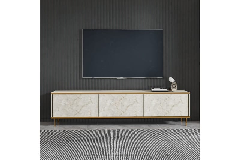 Imaj Tv-bänk 180 cm - Guld/Taupe - Möbler - Vardagsrum - Tv-möbler & mediamöbler - Tv-bänkar