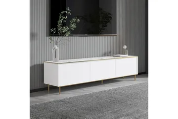 Imaj Tv-bänk 180 cm - Vit marmor/Guld - Möbler - Vardagsrum - Tv-möbler & mediamöbler - Tv-bänkar