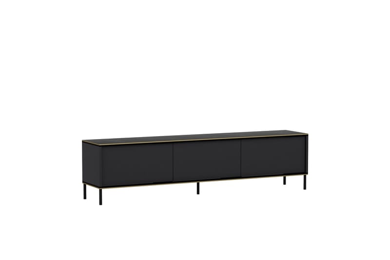 IMAJ Tv-bänk 180x35 cm Svart - Möbler - Vardagsrum - Tv-möbler & mediamöbler - Tv-bänkar