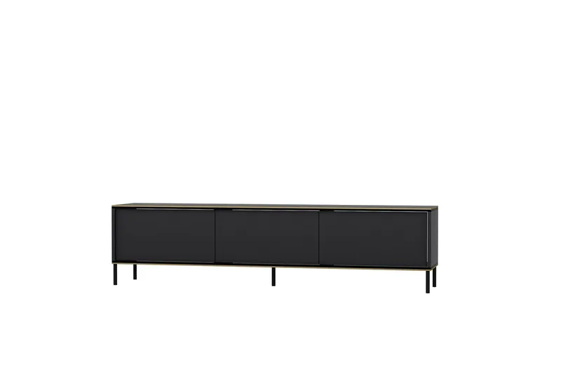 Imaj Tv-bänk 180x35 cm Svart, Hanah Home
