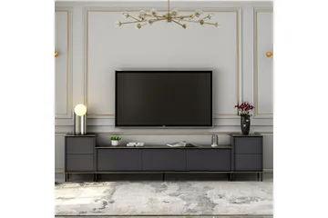 Imaj Tv-möbelset 180x35 cm Svart - Hanah Home - Möbler - Vardagsrum - Tv-möbler & mediamöbler - Tv-möbelset