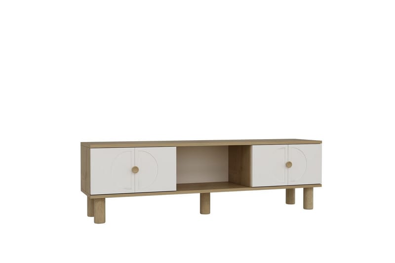 Inci Tv-bänk 150 cm - Vit/Multifärgad - Möbler - Vardagsrum - Tv-möbler & mediamöbler - Tv-bänkar