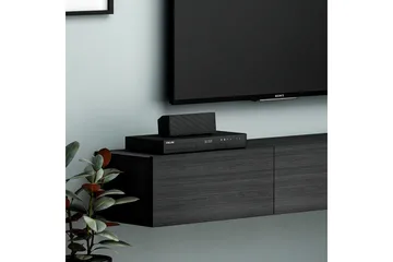 Interlaken Tv-bänk 180 cm - Svart - Möbler - Vardagsrum - Tv-möbler & mediamöbler - Tv-bänkar