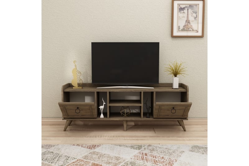 IRUBHI Tv-möbelset 150x35 cm Brun - Tv-möbelset