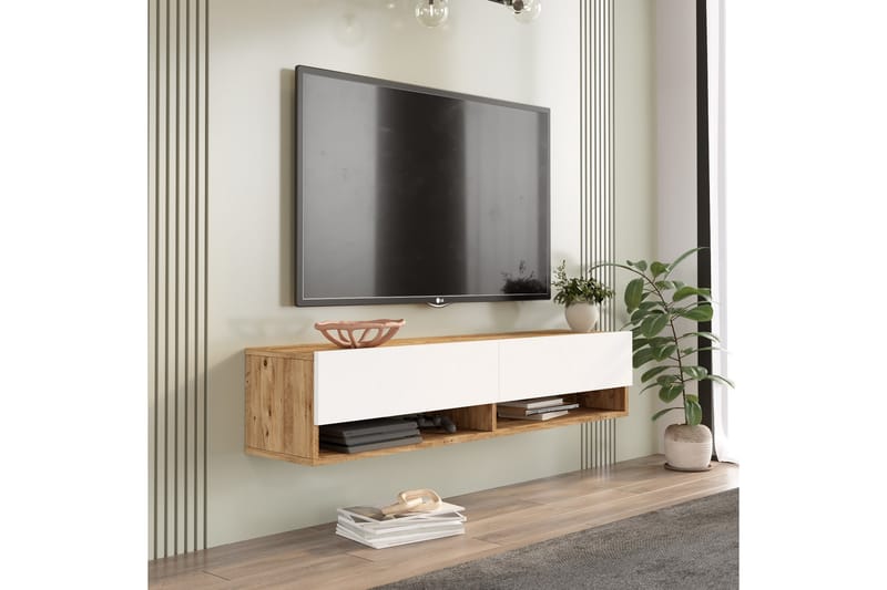 JAIVIND Tv-möbelset 140x31,6 cm Mörkblå/Vit - Tv-möbelset