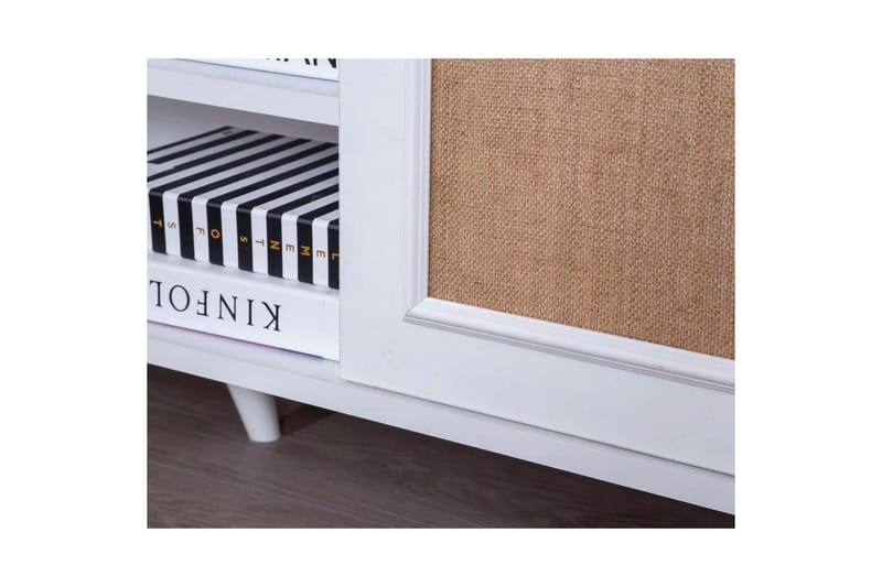 Jatinder Tv-bänk 55 cm - Natur/Vit - Möbler - Vardagsrum - Tv-möbler & mediamöbler - Tv-bänkar