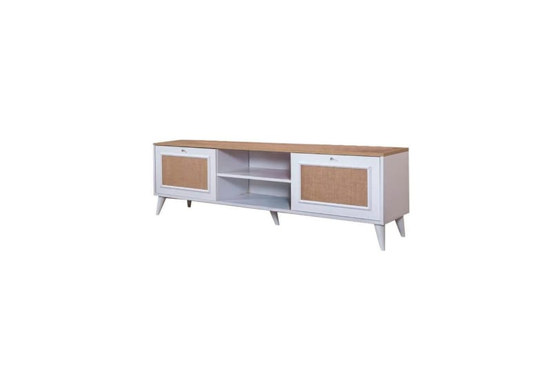 Jatinder Tv-bänk 55 cm - Natur/Vit - Möbler - Vardagsrum - Tv-möbler & mediamöbler - Tv-bänkar