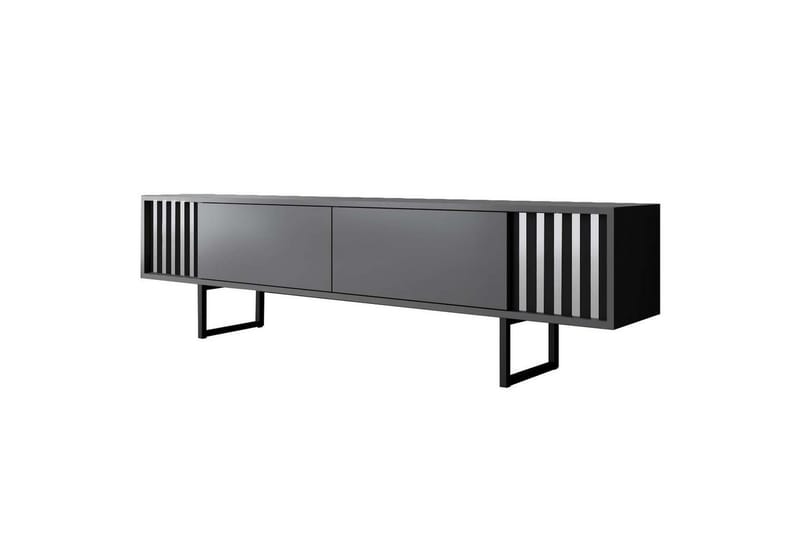 Jeval Tv-bänk 180 cm - Svart/Antracit - Möbler - Vardagsrum - Tv-möbler & mediamöbler - Tv-bänkar