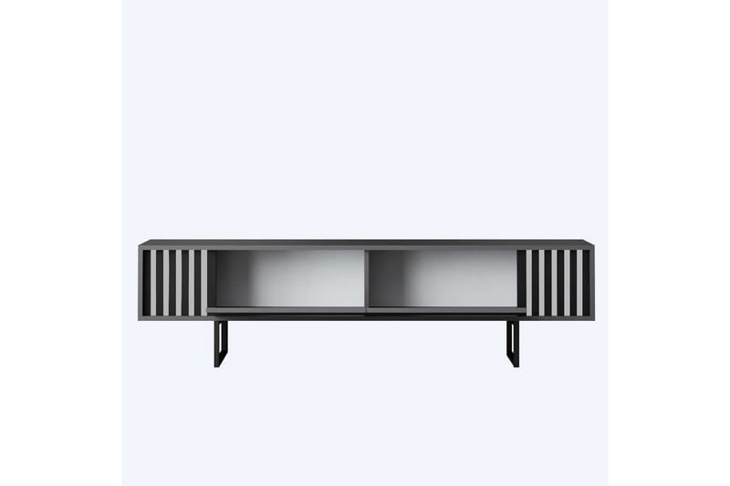 Jeval Tv-bänk 180 cm - Svart/Antracit - Möbler - Vardagsrum - Tv-möbler & mediamöbler - Tv-bänkar
