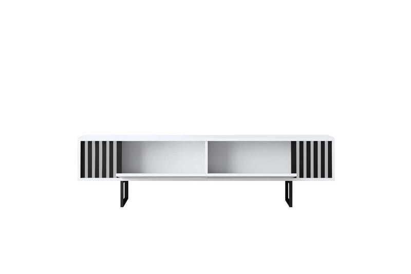 Jeval Tv-bänk 180 cm - Svart/Vit - Möbler - Vardagsrum - Tv-möbler & mediamöbler - Tv-bänkar