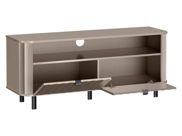 Joriel Golvstående Tv Bänk 137 cm med Förvaring i Trä - Ljusbeige - Möbler - Vardagsrum - Tv-möbler & mediamöbler - Tv-bänkar