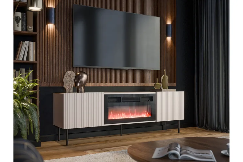 Kamta Tv-bänk 180 cm - Cashmere - Möbler - Vardagsrum - Tv-möbler & mediamöbler - Tv-bänkar