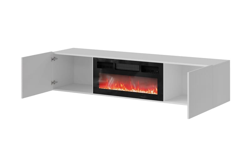Kamta Tv-bänk 180 cm - Svart - Möbler - Vardagsrum - Tv-möbler & mediamöbler - Tv-bänkar