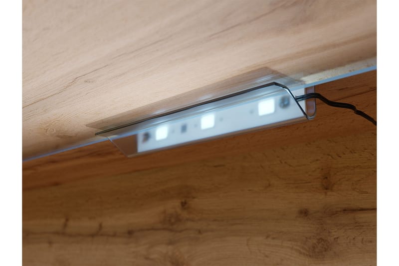 Kanak Tv-bänk 140 cm - Natur/Svart - Möbler - Vardagsrum - Tv-möbler & mediamöbler - Tv-bänkar