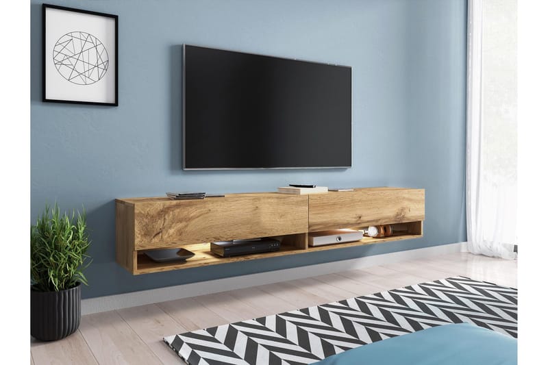 Kanak Tv-bänk 180 cm - Beige - Möbler - Vardagsrum - Tv-möbler & mediamöbler - Tv-bänkar