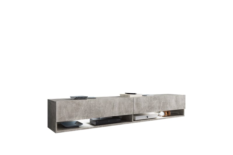Kanak Tv-bänk 180 cm - Grå - Möbler - Vardagsrum - Tv-möbler & mediamöbler - Tv-bänkar