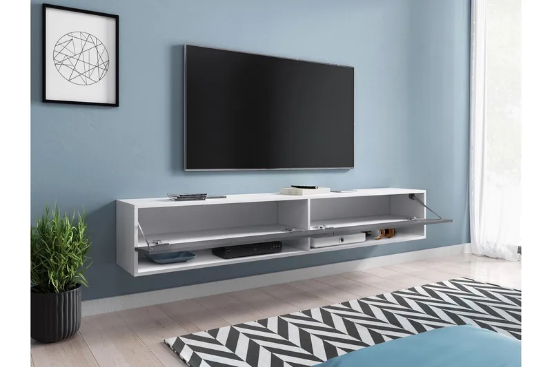 Kanak Tv-bänk 180 cm - Svart - Möbler - Vardagsrum - Tv-möbler & mediamöbler - Tv-bänkar