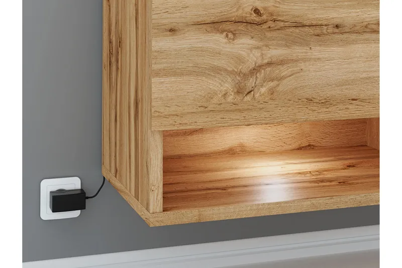 Kanak Tv-bänk 180 cm - Svart - Möbler - Vardagsrum - Tv-möbler & mediamöbler - Tv-bänkar