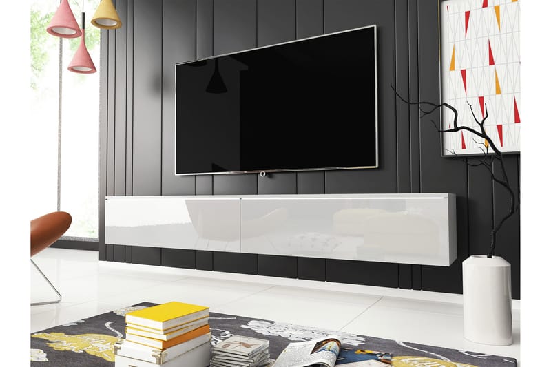 Kanak Tv-bänk 180 cm - Vit - Möbler - Vardagsrum - Tv-möbler & mediamöbler - Tv-bänkar