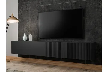 Kangana Tv-bänk 200 cm - Svart - Möbler - Vardagsrum - Tv-möbler & mediamöbler - Tv-bänkar