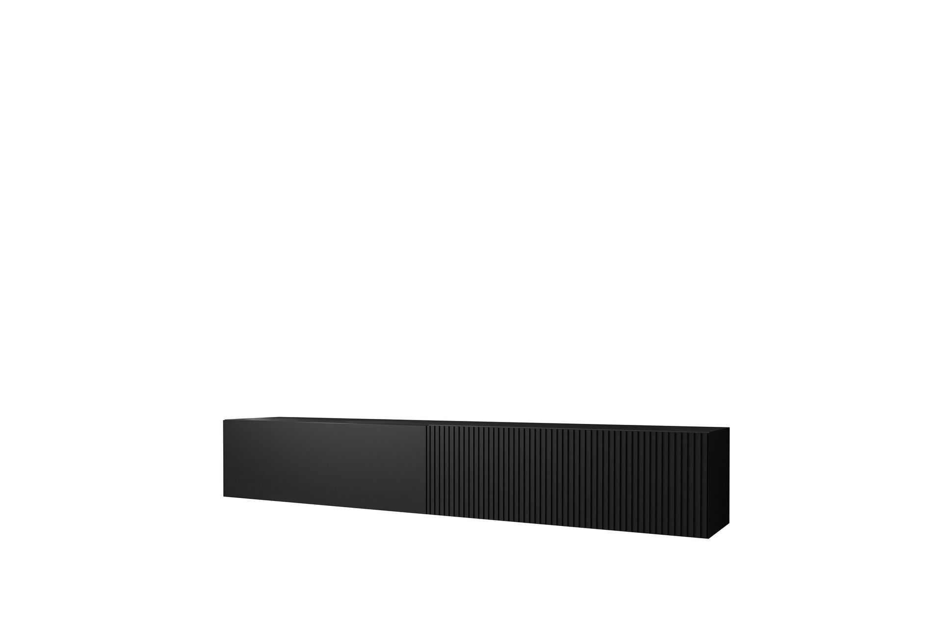 Kangana Tv-bänk 200 cm - Svart - Möbler - Vardagsrum - Tv-möbler & mediamöbler - Tv-bänkar