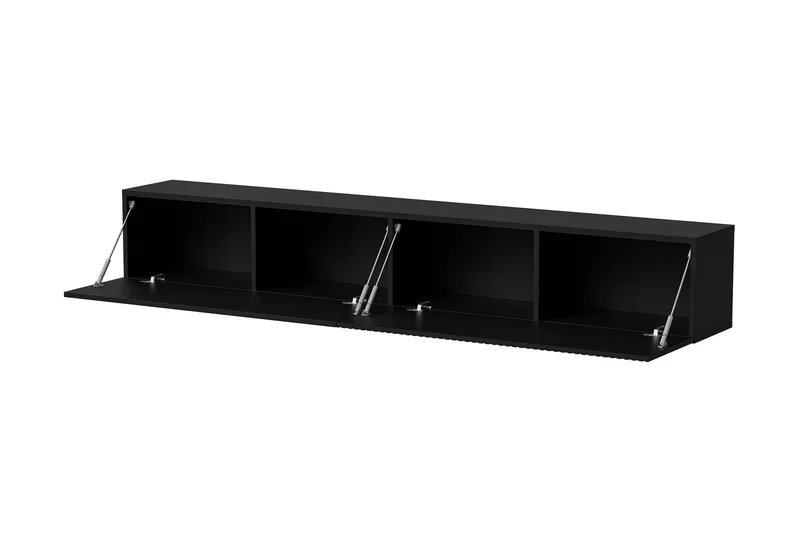 Kangana Tv-bänk 200 cm - Svart - Möbler - Vardagsrum - Tv-möbler & mediamöbler - Tv-bänkar