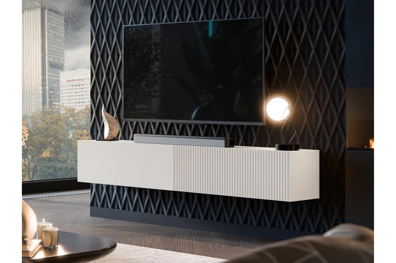 Kangana Tv-bänk 200x30 cm - Beige - Möbler - Vardagsrum - Tv-möbler & mediamöbler - Tv-bänkar