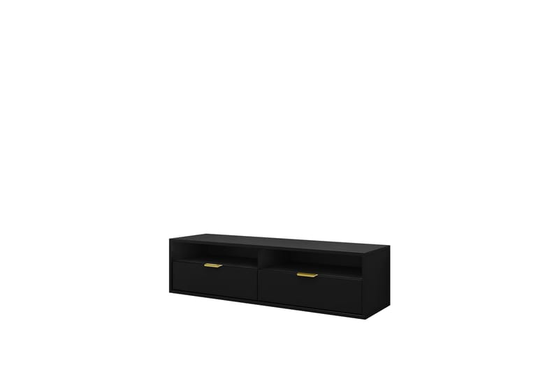 Kanon Tv-bänk 140 cm - Svart - Möbler - Vardagsrum - Tv-möbler & mediamöbler - Tv-bänkar
