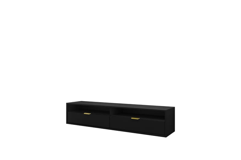Kanon Tv-bänk 175 cm - Svart - Möbler - Vardagsrum - Tv-möbler & mediamöbler - Tv-bänkar