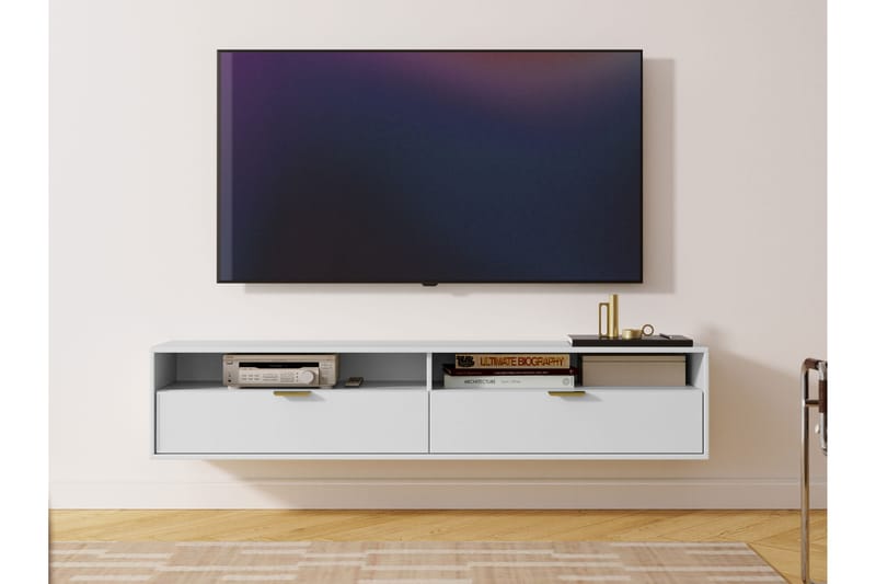 Kanon Tv-bänk 175 cm - Vit - Möbler - Vardagsrum - Tv-möbler & mediamöbler - Tv-bänkar