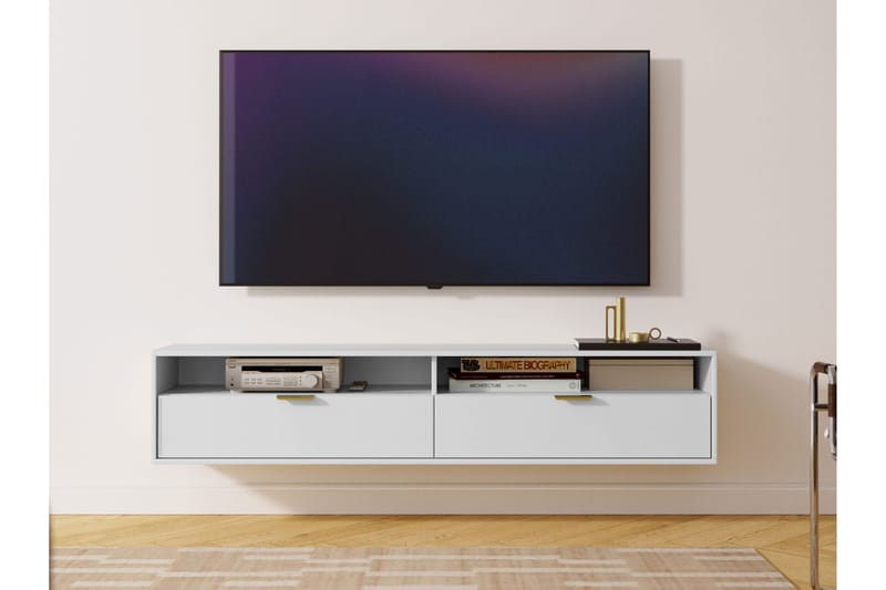 Kanon Tv-bänk 175 cm - Vit - Möbler - Vardagsrum - Tv-möbler & mediamöbler - Tv-bänkar