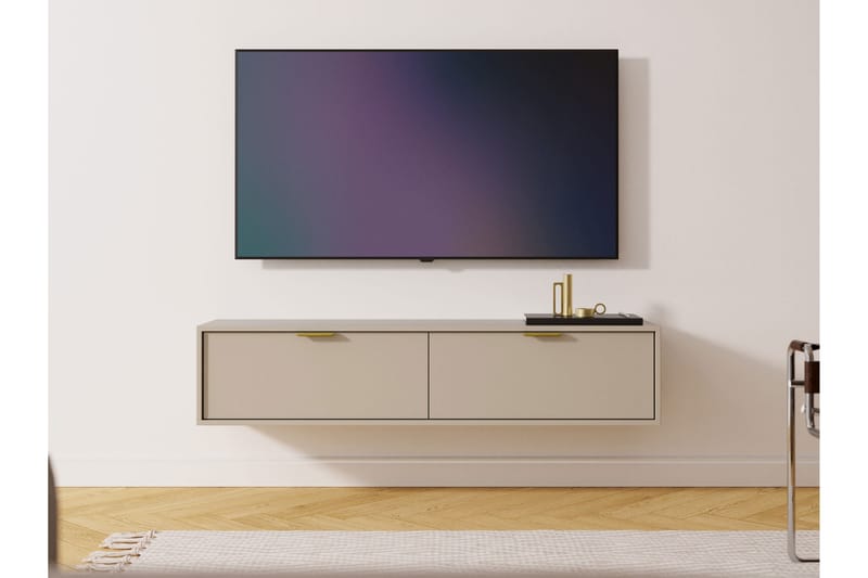 Kanta Tv-bänk 140 cm - Beige - Möbler - Vardagsrum - Tv-möbler & mediamöbler - Tv-bänkar