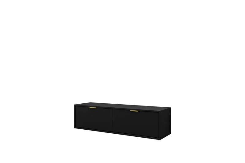 Kanta Tv-bänk 140 cm - Svart - Möbler - Vardagsrum - Tv-möbler & mediamöbler - Tv-bänkar