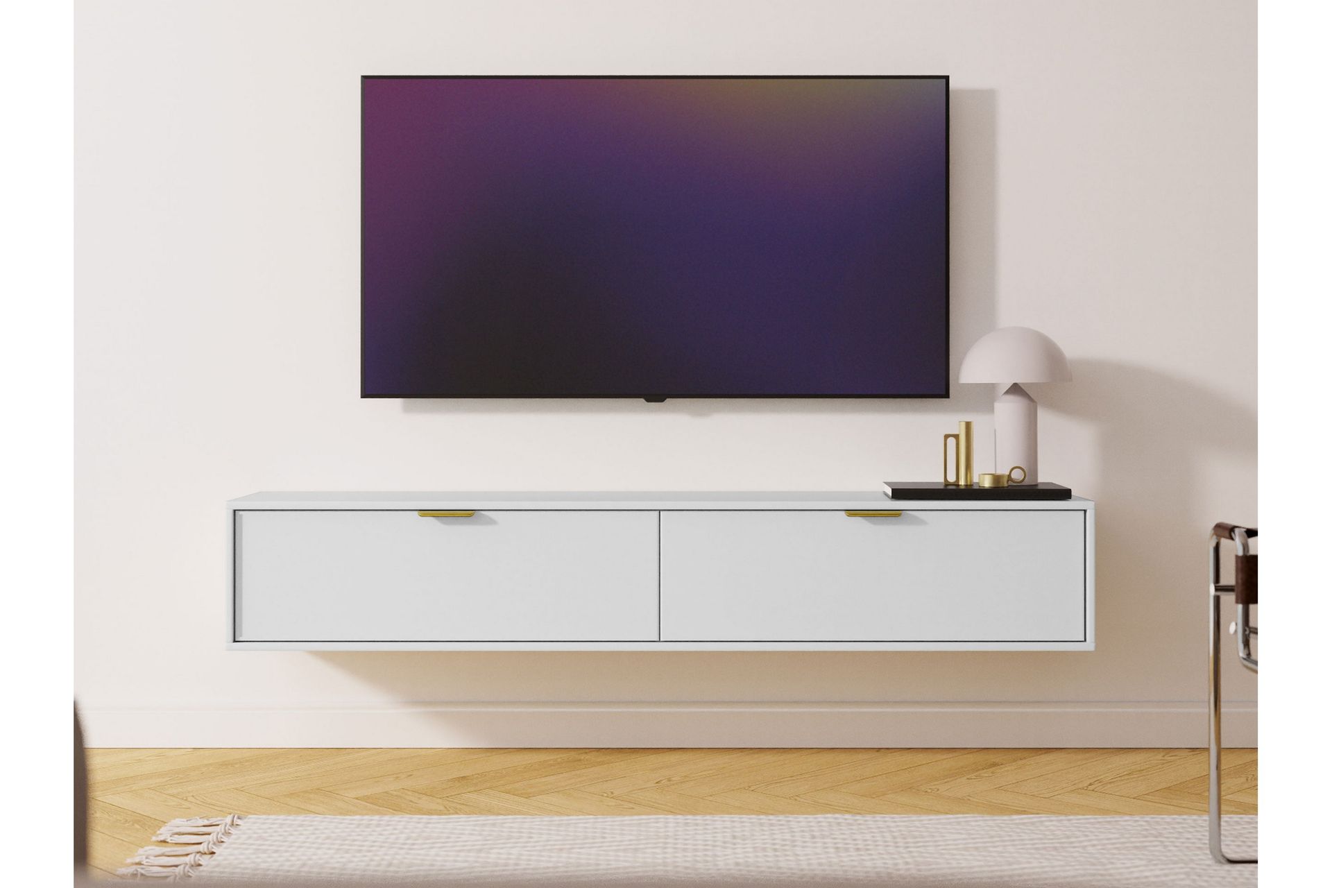Kanta Tv-bänk 175 cm - Vit - Möbler - Vardagsrum - Tv-möbler & mediamöbler - Tv-bänkar