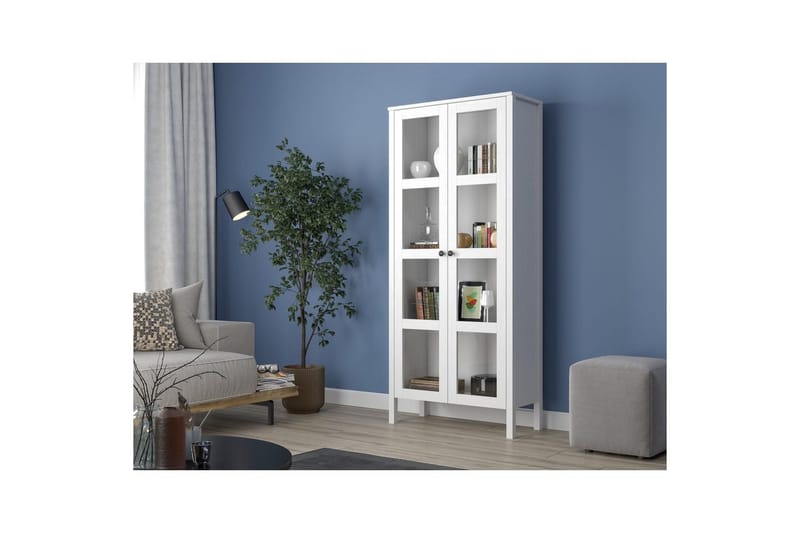 Kelric Bokhylla 80 cm - Natur/Vit - Förvaring - Hyllor - Bokhylla