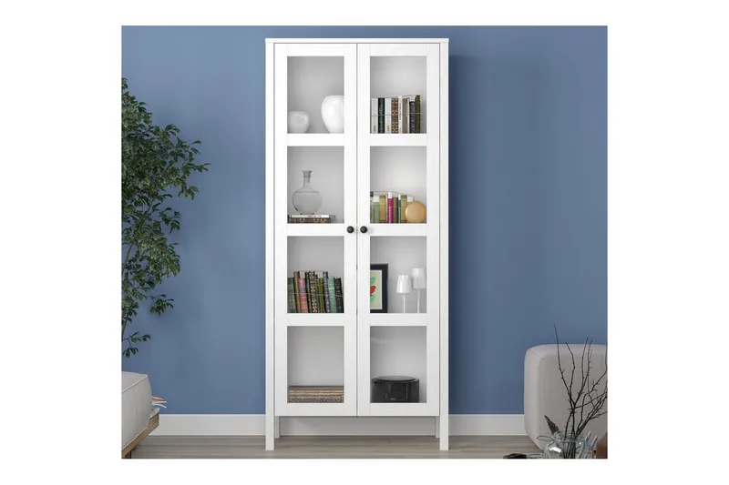 Kelric Bokhylla 80 cm - Natur/Vit - Förvaring - Hyllor - Bokhylla