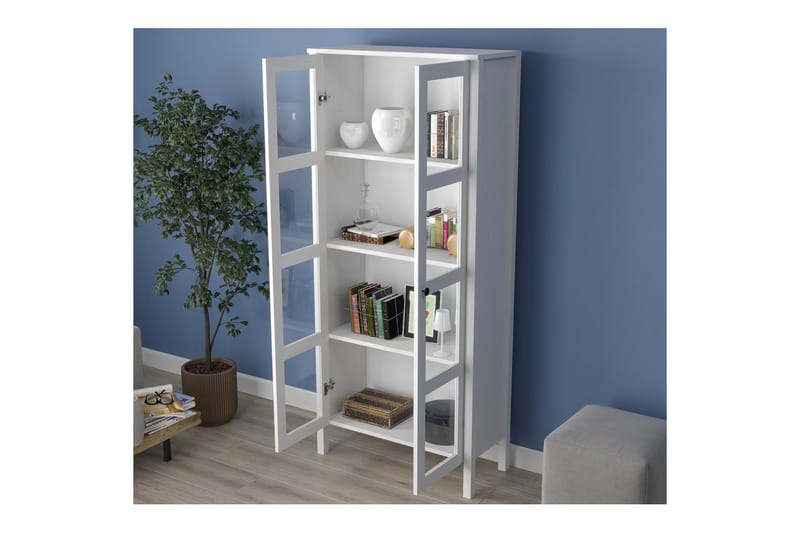 Kelric Bokhylla 80 cm - Natur/Vit - Förvaring - Hyllor - Bokhylla