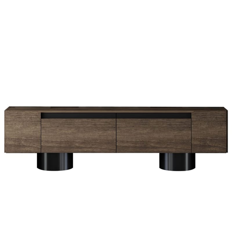 Kumail Tv-bänk 180 cm - Brun/Svart - Möbler - Vardagsrum - Tv-möbler & mediamöbler - Tv-bänkar