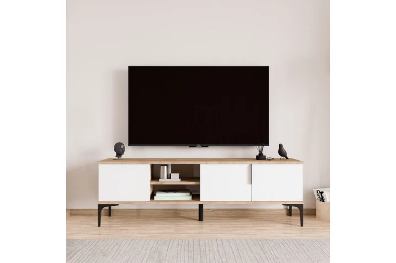Kunar Tv-bänk 180 cm, Vit