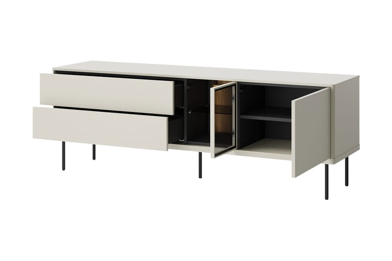 Levisa Tv-bänk 161x41 cm - Beige - Möbler - Vardagsrum - Tv-möbler & mediamöbler - Tv-bänkar