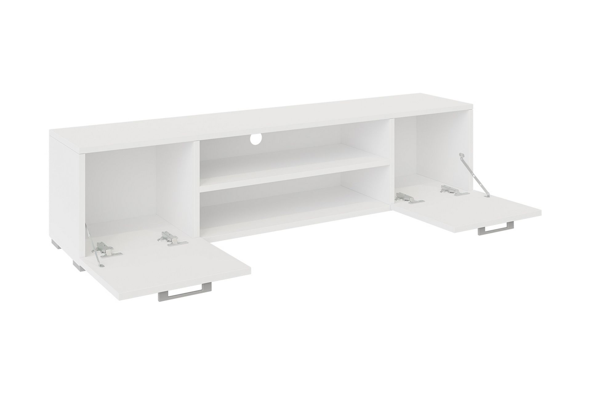 Lindesberg Tv-bänk 156 cm Vit - Möbler - Vardagsrum - Tv-möbler & mediamöbler - Tv-bänkar