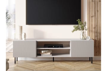 Lionel Golvstående TV Bänk 181 cm med Förvaring i Ljust Trä - Beige - Möbler - Vardagsrum - Tv-möbler & mediamöbler - Tv-bänkar