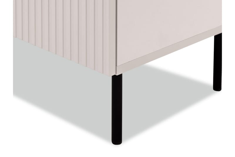 Lionel Golvstående TV Bänk 181 cm med Förvaring i Målat Trä - Beige - Möbler - Vardagsrum - Tv-möbler & mediamöbler - Tv-bänkar