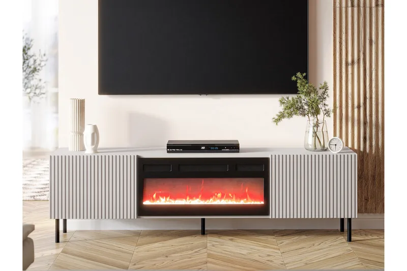 Lionel Tv-bänk 181 cm - Beige - Möbler - Vardagsrum - Tv-möbler & mediamöbler - Tv-bänkar